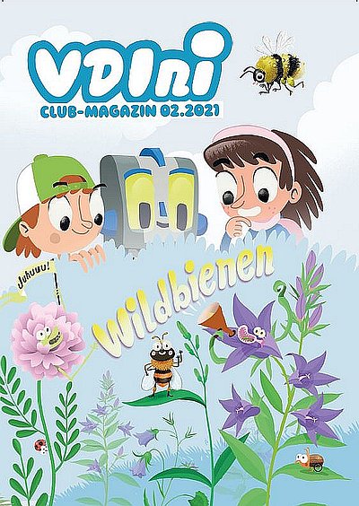 Titelseite des VDIni-Hefts über Wildbienen Titelseite des VDIni-Hefts über Wildbienen